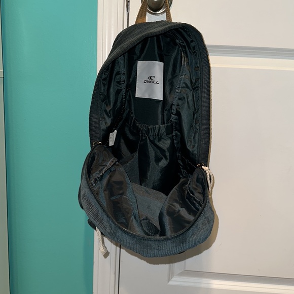 O'Neill Bags Teal Blue Oneill Shoreline Cord Backpack New With Tags